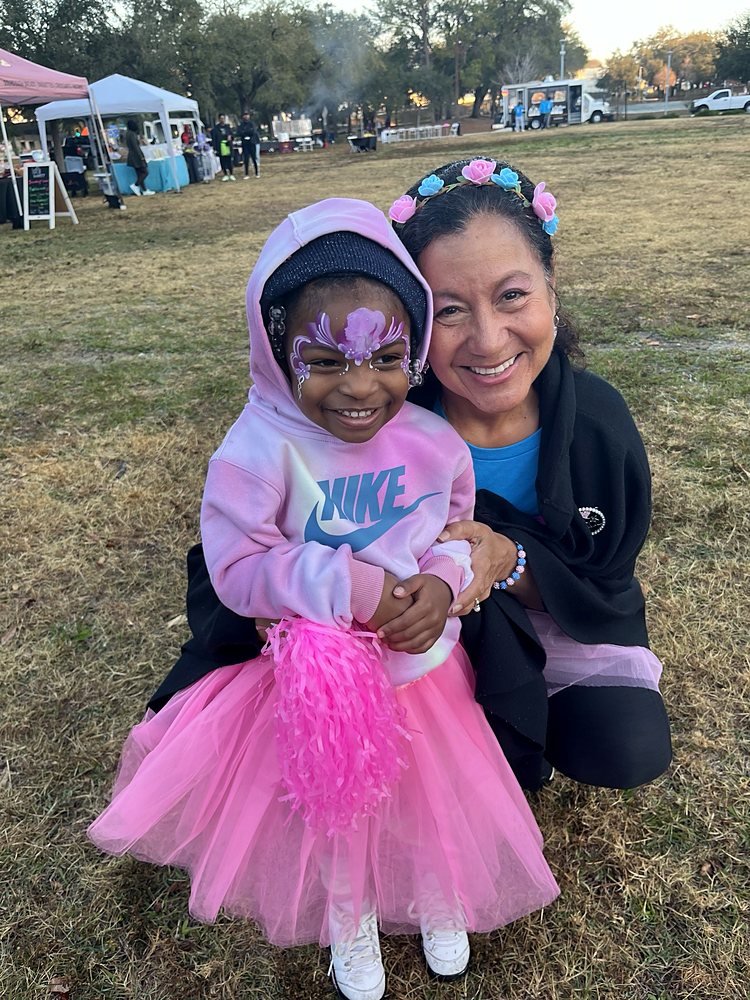 A young girl at the Tutus and Tennis Shoes 5K